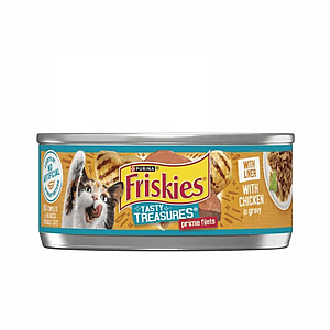 פריסקיז Friskies - שימור נתחי עוף וכבד ברוטב 156 גרם פריסקיז Friskies - שימור נתחי עוף וכבד ברוטב 156 גרם