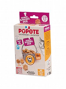 ערכת עוגיות Popote לחתול בטעם עוף 200 גרם ערכת עוגיות Popote לחתול בטעם עוף 200 גרם