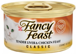 פנסי פיסט Fancy Feast קלאסי כבד עוף 85 גרם פנסי פיסט Fancy Feast קלאסי כבד עוף 85 גרם