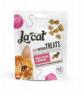 חטיף La Cat כבד בטטה וברוקולי 21 גר חטיף La Cat כבד בטטה וברוקולי 21 גר