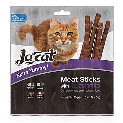 חטיף La Cat לחתול מקלות בשר וכבש חטיף La Cat לחתול מקלות בשר וכבש
