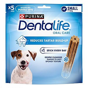 פורינה Pro Plan DentaLife חטיף דנטלי לכלבים מגזע קטן (7-12 ק"ג) אריזת 115 גרם פורינה Pro Plan DentaLife חטיף דנטלי לכלבים מגזע קטן (7-12 ק"ג) אריזת 115 גרם