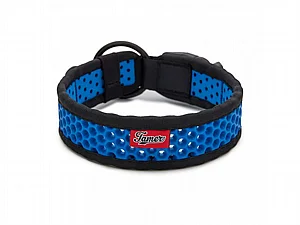 קולר Softy כחול ושחור (עובי 2.8 ס"מ) 25-31 ס"מ קולר Softy כחול ושחור (עובי 2.8 ס"מ) 25-31 ס"מ