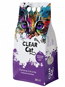חול חתולים Clear Cat בריח לוונדר 20 ליטר חול חתולים Clear Cat בריח לוונדר 20 ליטר