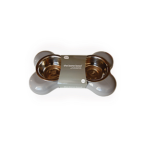 קערת האכלה כפולה בצורת עצם - THE BONE DOUBLE BOWL CHIEN - מבית וופי קערת האכלה כפולה בצורת עצם - THE BONE DOUBLE BOWL CHIEN - מבית וופי