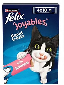 פליקס Joyables שלוקים לחתול בטעם סלמון 40 גרם פליקס Joyables שלוקים לחתול בטעם סלמון 40 גרם