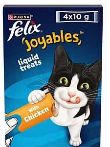 פליקס Joyables שלוקים לחתול בטעם עוף 40 גרם פליקס Joyables שלוקים לחתול בטעם עוף 40 גרם