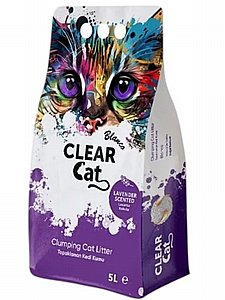 חול חתולים Clear Cat בריח לוונדר 5 ליטר חול חתולים Clear Cat בריח לוונדר 5 ליטר
