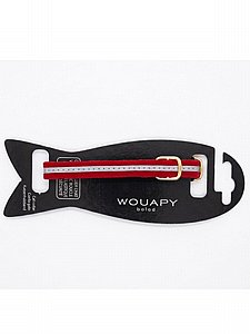 קולר Wouapy לחתול מחזיר אור אדום 218205 קולר Wouapy לחתול מחזיר אור אדום 218205